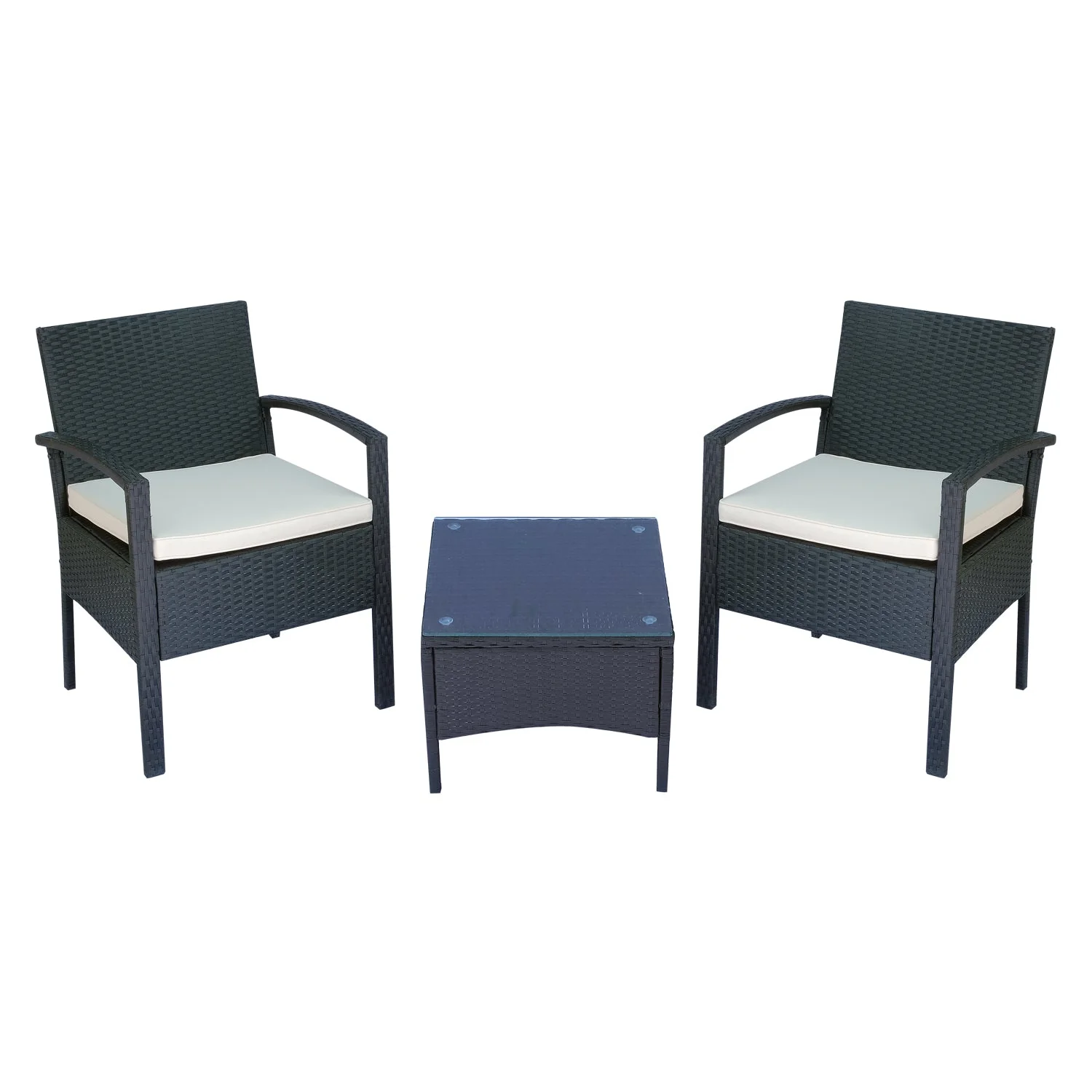 2 Seater Rattan Bistro Set