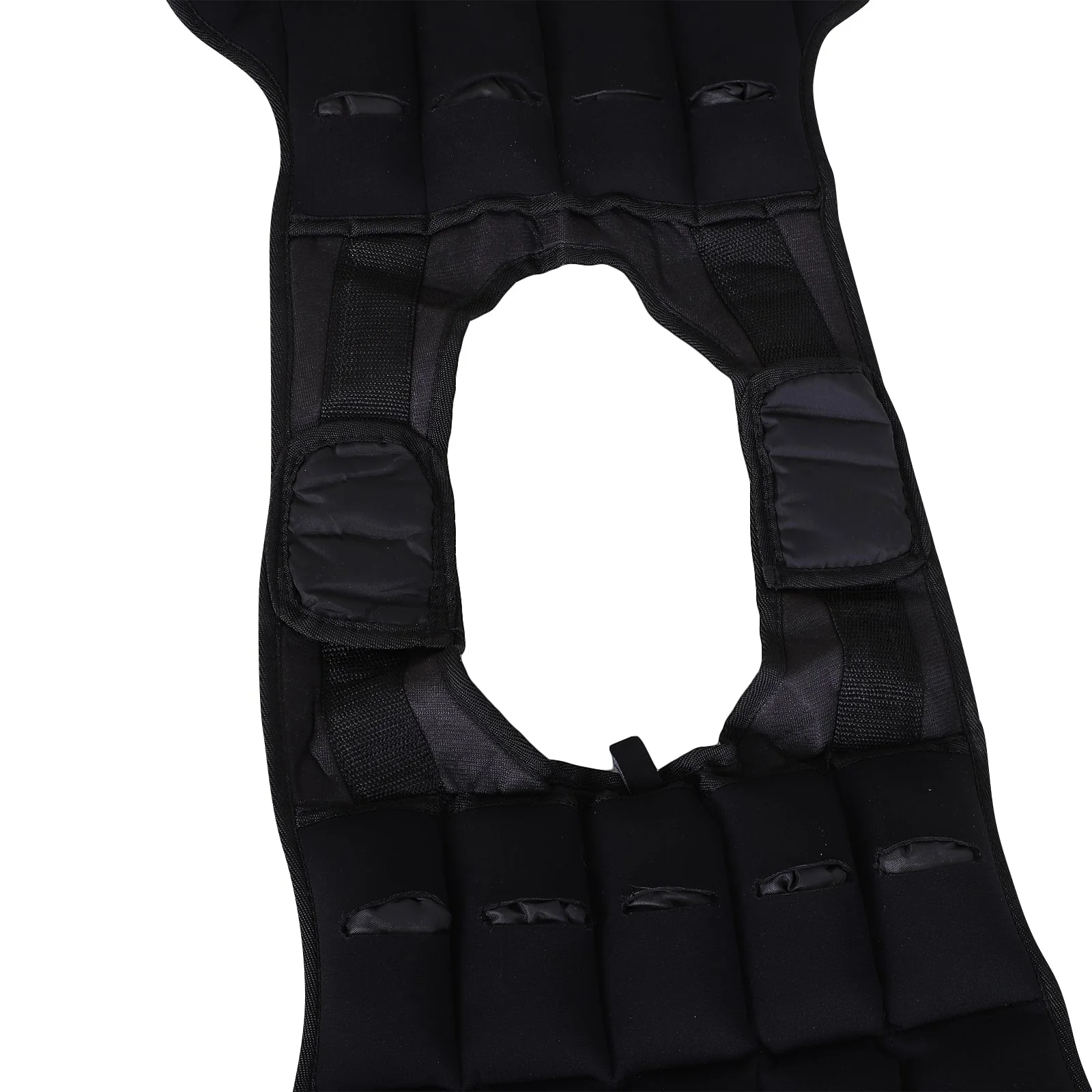 20kg Adjustable Metal Sand Weight Vest Black - Image 5