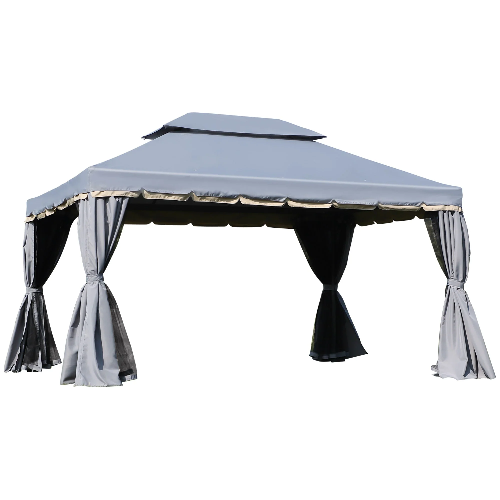 3 x 4m Aluminium Garden Gazebo