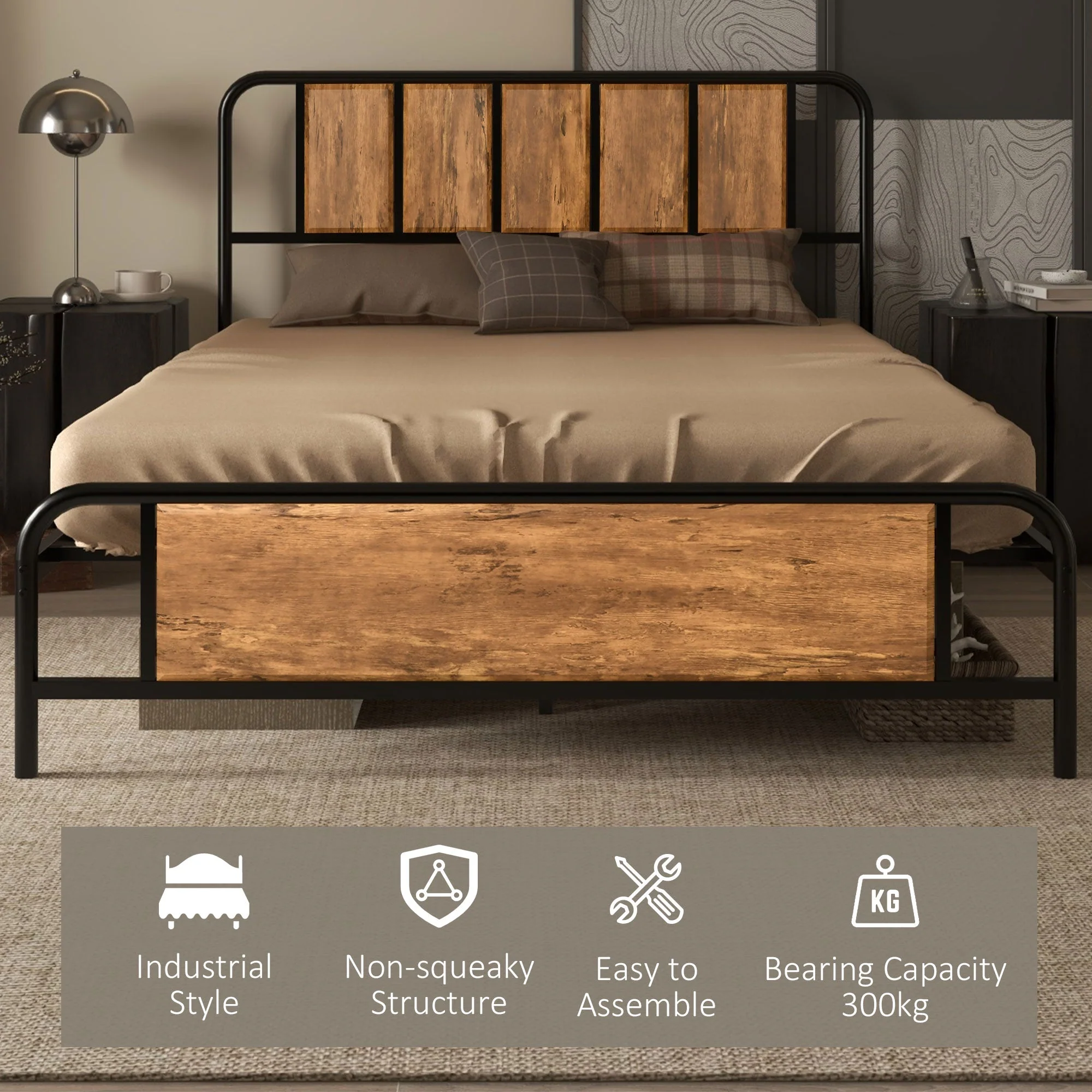 31cm King Size Bed Frame - Image 3