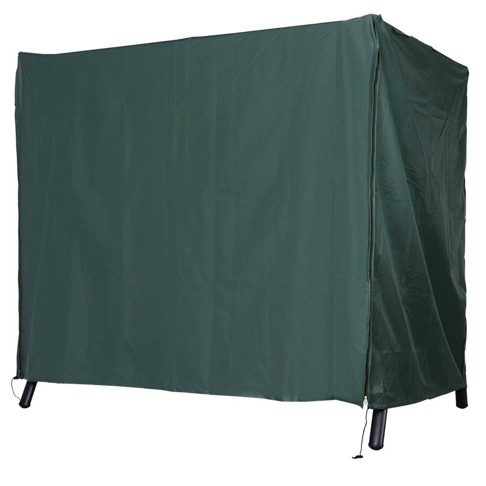 600D Oxford Patio Swing Chair Cover Outdoor Garden Furniture Rain Protection Protector Waterproof Anti-UV Green 205L x 124W x 164H cm - Image 2