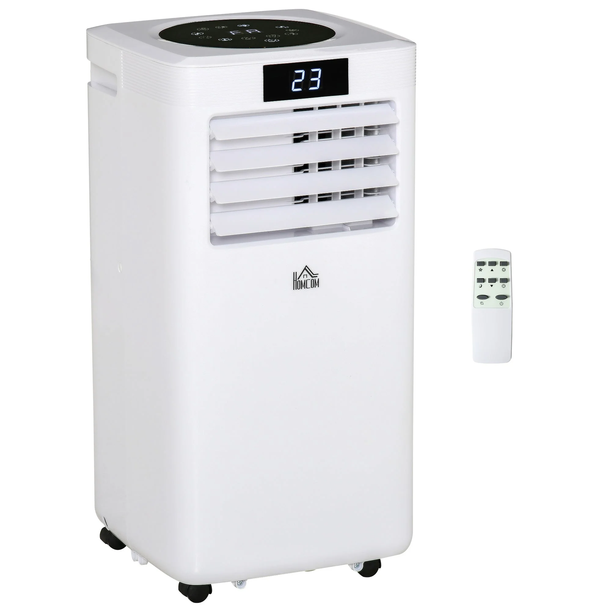 A Rated 10,000 BTU 4-In-1 Portable Dehumindifier With Remote & 24 Hour Timer