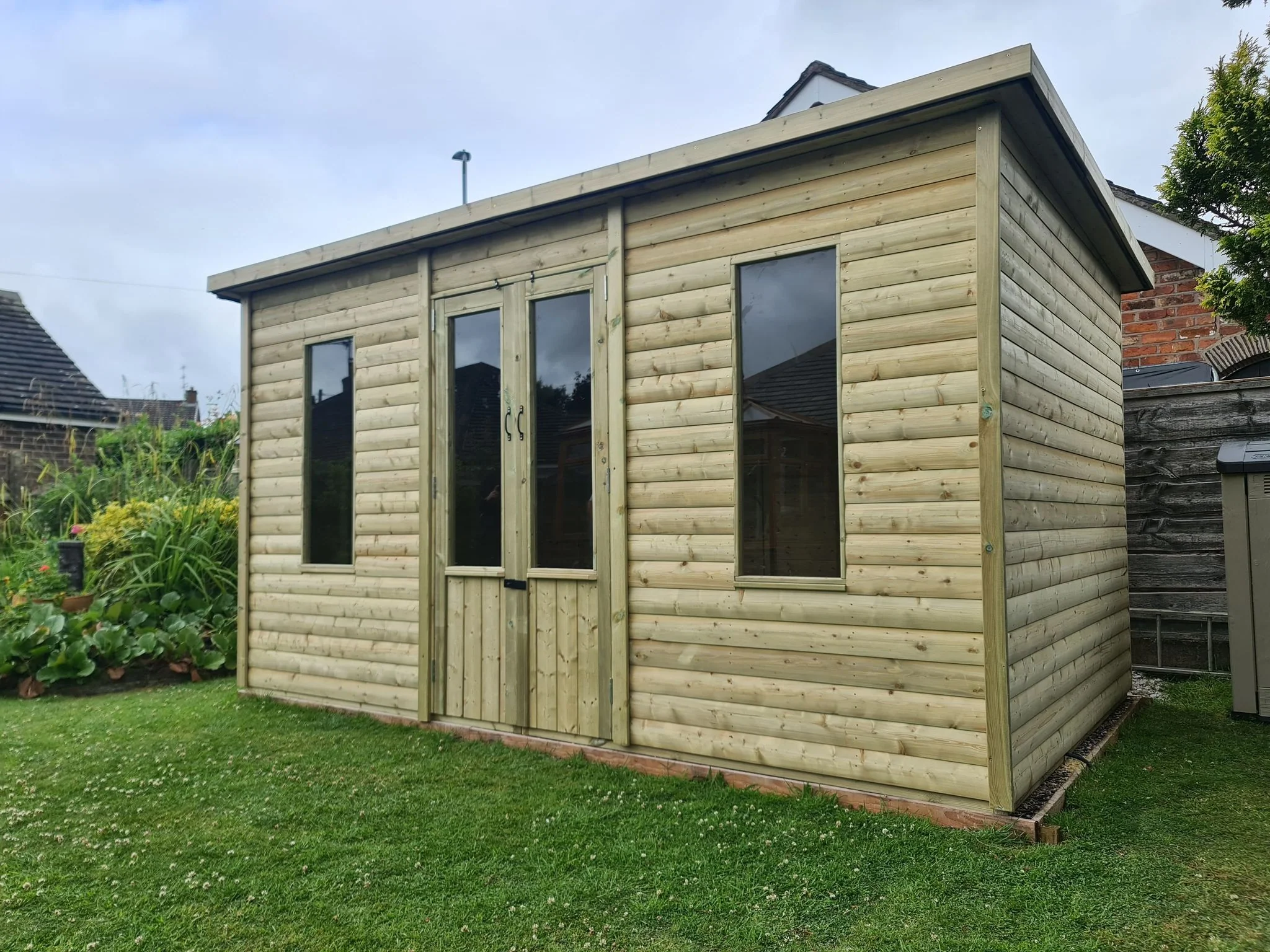 Bakewell Garden Summerhouse 8FT Front x 8FT Deep by Churnet Valley - BAKE8X8