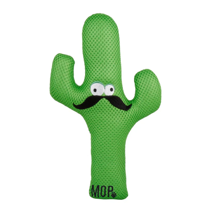 Dog Squeaky Toy Green Mesh Fabric 24cm by Ministry of Pets - Image 2
