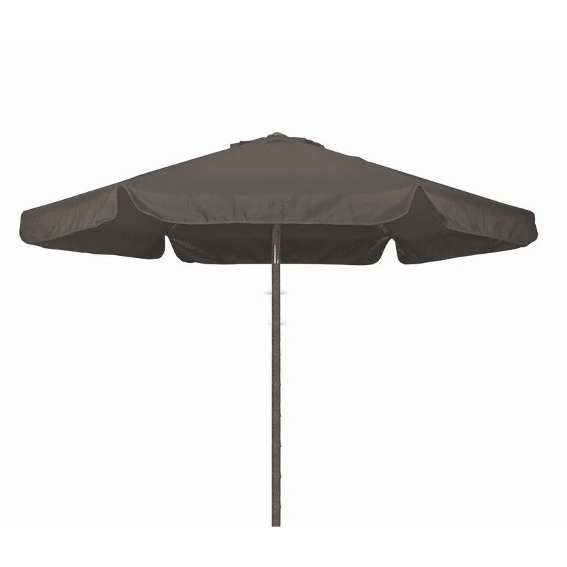 Hexagonal Garden Parasol by Croft - 2.2M Grey - Image 2