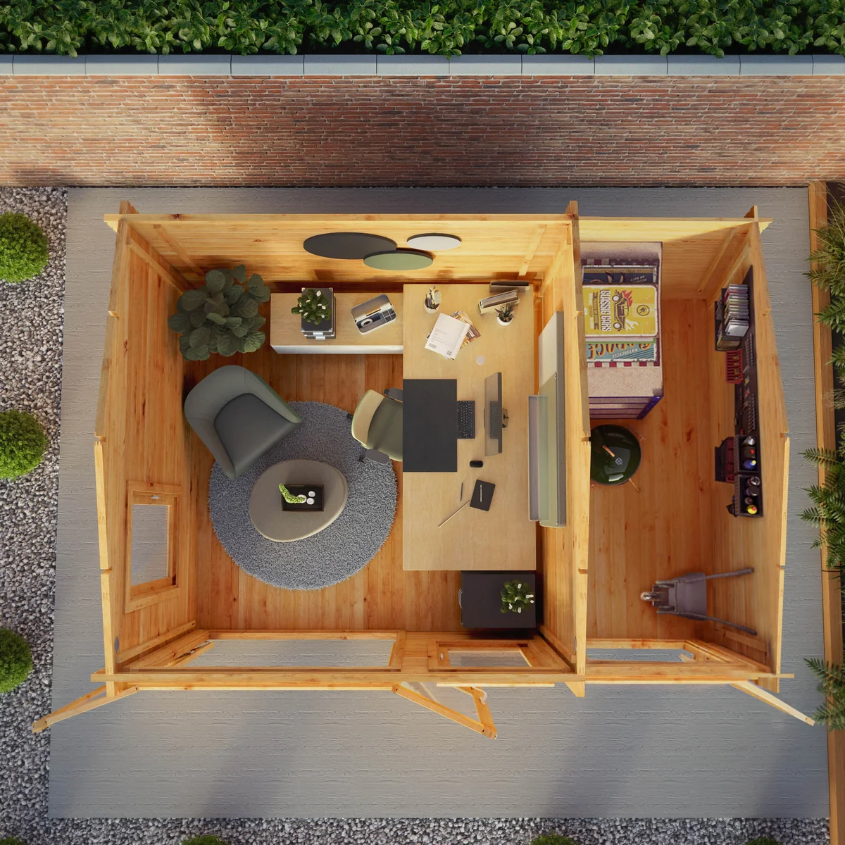 Mercia Elite 10' 3" x 13' 7" Pent Log Cabin - Premium 34mm Cladding Loglap - Image 2