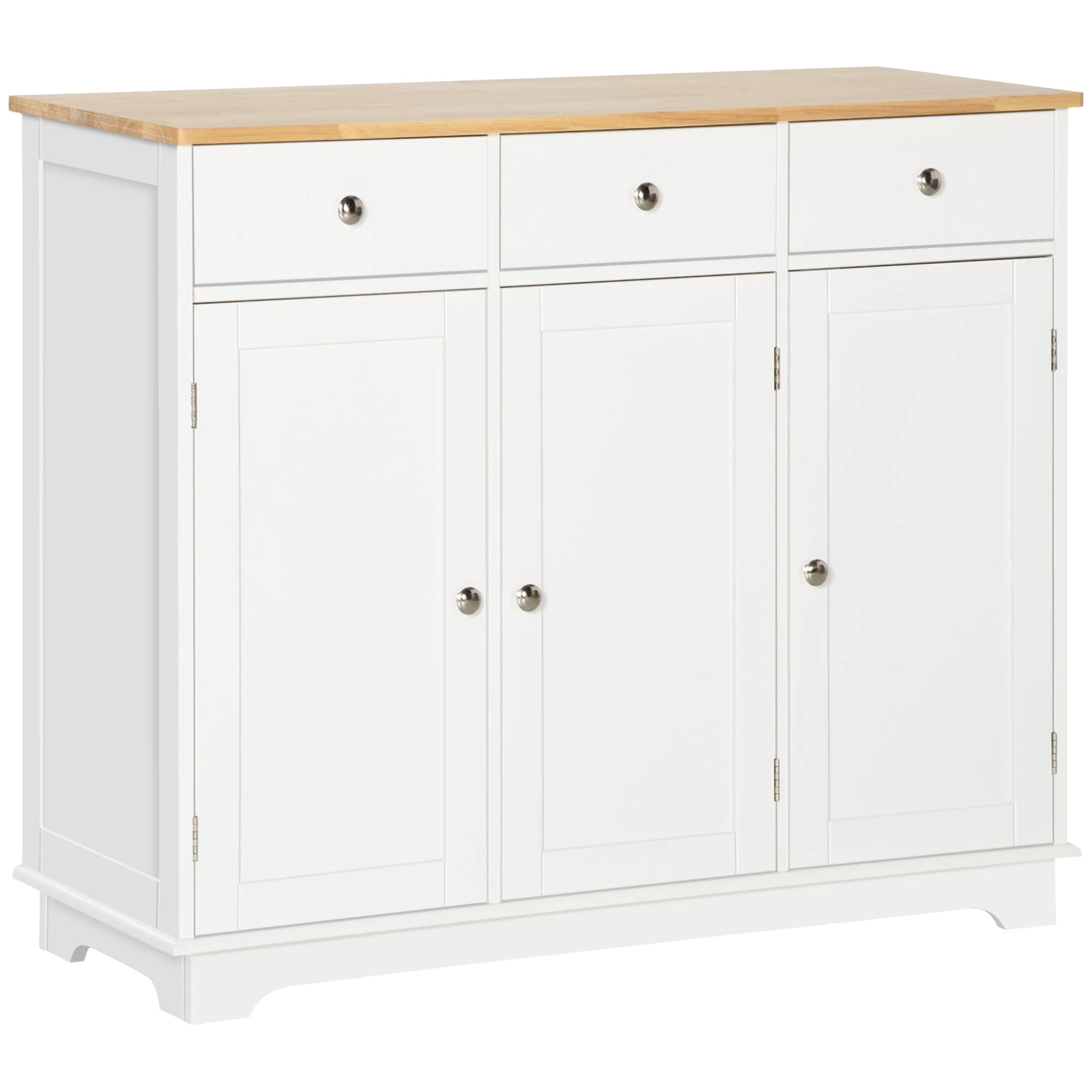 Modern Sideboard with Rubberwood Top