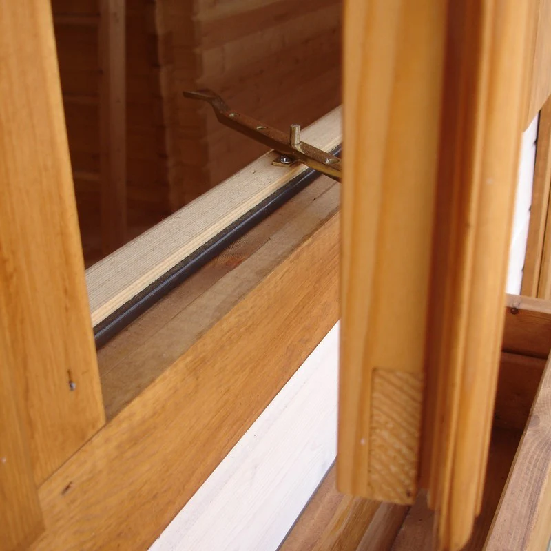 Shire Abbeyford 13' 8" x 13' 8" Apex Log Cabin - Premium 44mm Cladding Tongue & Groove - Image 3