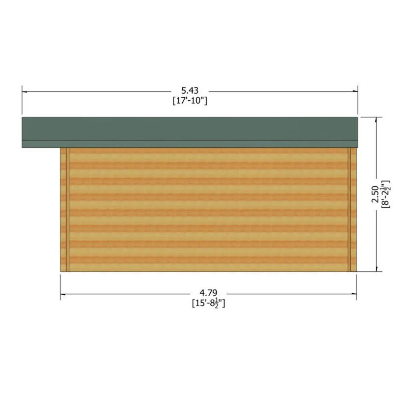 Shire Argyll 11' 9" x 15' 8" Apex Log Cabin - Premium 70mm Cladding Tongue & Groove - Image 8