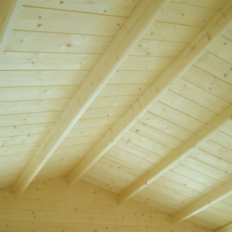 Shire Bucknells 11' 9" x 15' 8" Apex Log Cabin - Premium 28mm Cladding Tongue & Groove - Image 3