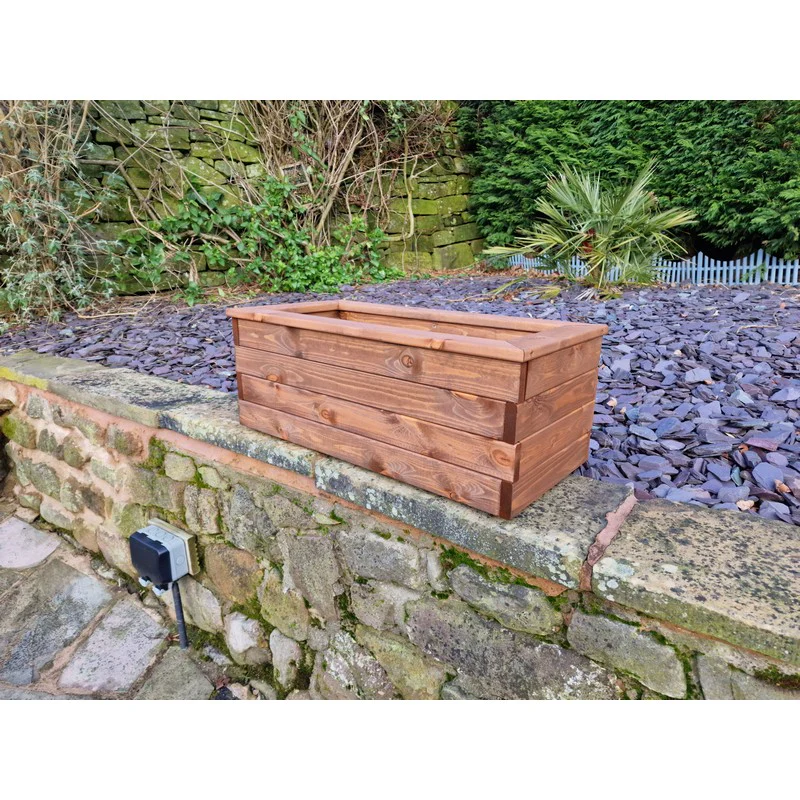 Swedish Redwood Garden Trough Planter by Churnet Valley - Image 2