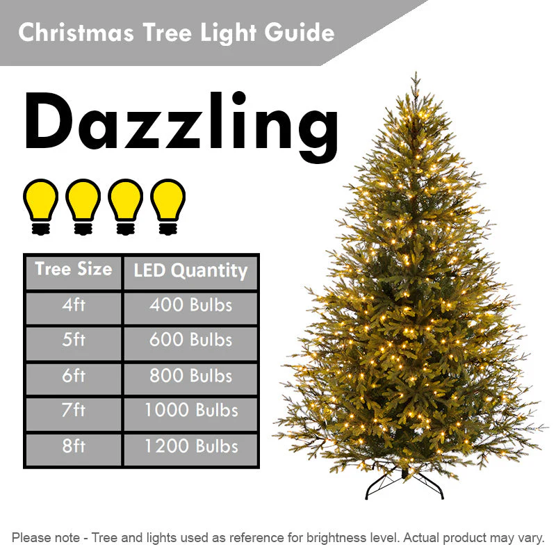 2x 1ft Burlap Base Christmas Tree Artificial - White Frosted Green Ornament Warm White 50 Tips - Image 14