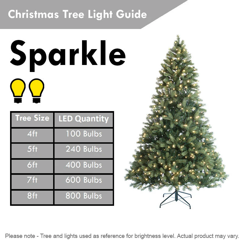 66cm Christmas Tree Skirt Metal Silver Tips - Image 12