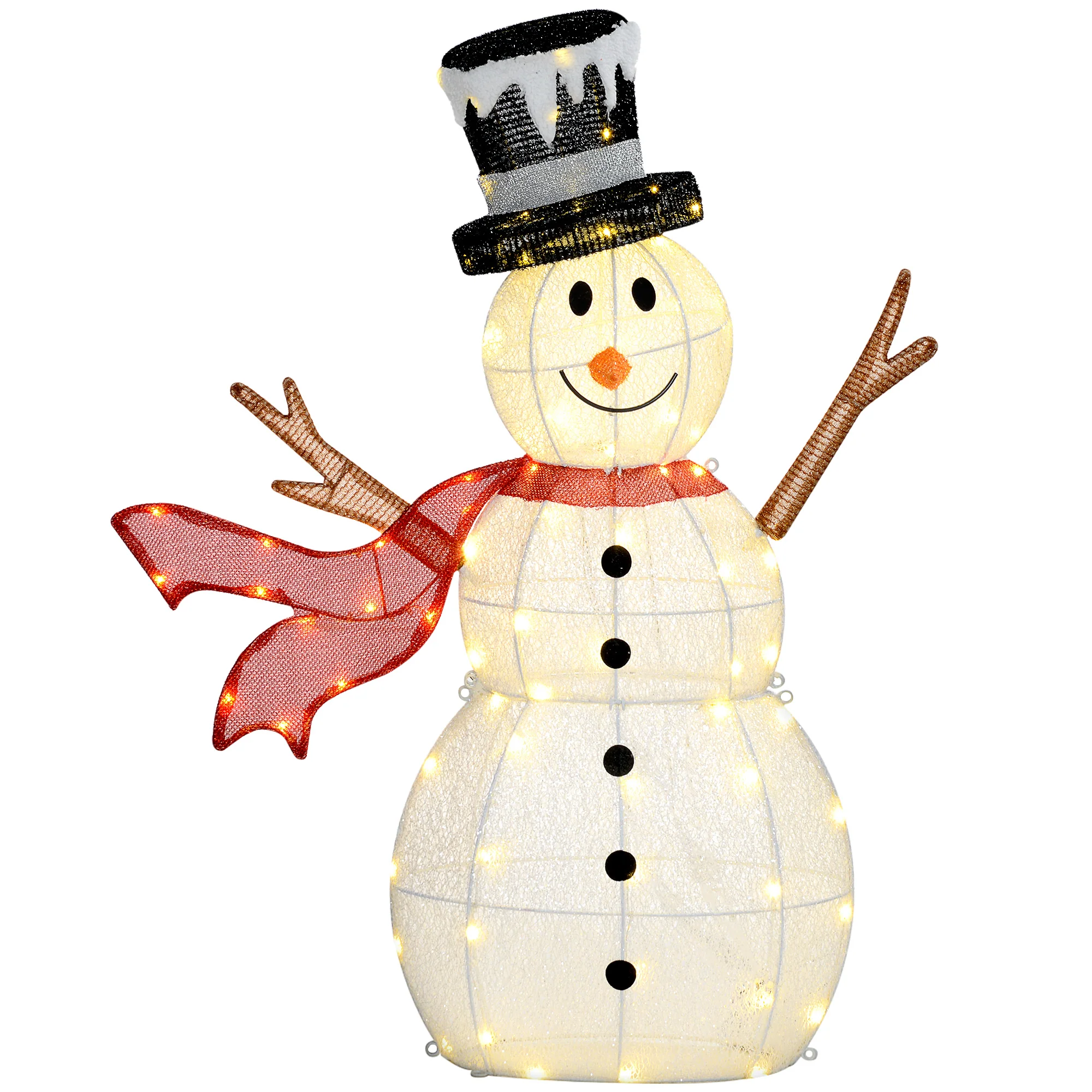 Christmas Feature Light Warm White Outdoor 78 LED - 90cm